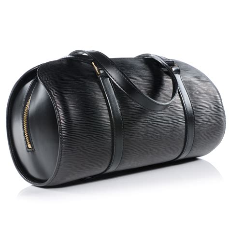 louis vuitton epi soufflot mm black|louis vuitton football player.